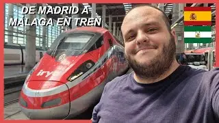 De MADRID a MÁLAGA en TREN🚄🛤️🏖️ l MARCOS VITALE 4K