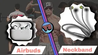 🤜 Neck bend VS Airpods 🤛 Kon better hai #airdrop #airbuds #neckband #whoisbetter #knowledge #versus