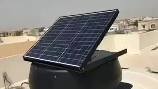 Exaustor Energia Solar ​​​​​​​Painel Solar Ajustável | Energia Solar Shop