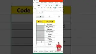 What's the Algorithm to product code in Excel🏅| Excel Tutorials in Hindi | 