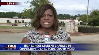 High school student charged in connection to child porn video