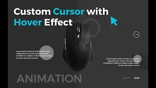 Create an Eye-Catching Animated Cursor for Your Website | HTML/CSS/JS Tutorial