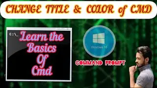 How to change the Font Color & Title of CMD screen  in hindi | windows10 Command Prompt simple Trick