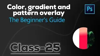 Color, Gradient and Pattern Overlay in Photoshop | Beginners Guide