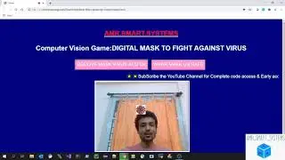 DIGITAL MASK TO FIGHT AGAINST VIRUS: Computer Vision Game #AI #FaceFilters #ML