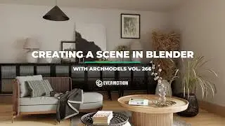 Create Interior Scene in Blender (with Archmodels vol. 266)