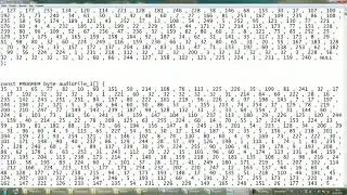 SIM800L AMP Конвертируем аудио файлы голосовое files to decimal array 2021 05 07 Visual Studio 2017