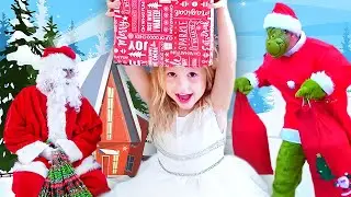 Stacy, Diana y Roma en una historia de Navidad para niños