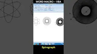 Spirograph - WORD MACRO - VBA #msword #macro
