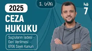 7) Ceza Hukuku KAMPI - Suçluların İadesi - Geri Verilmesi - 6706 Sayılı Kanun - Murat AKSEL