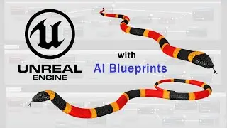 Medhue Coral Snake with AI in Unreal Engine!!