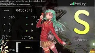 osu! | Aitsuki Nakuru - Monochrome Butterfly [Uniform] Sightread FC 268pp (Sotarks)