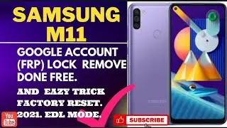 samsung m11 google account (FRP)lock remove  done and easily factory reset 2021 new trick.