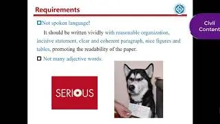 Requirement for an academic Paper | Civil Engineering Content |