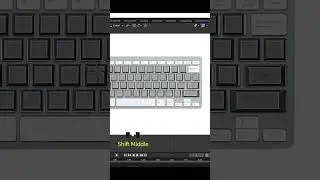 3D keyboard modeling in blender-mds design #shorts ⌨