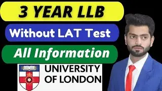 Law in University of London | Without LAT Test Admission in LLB Program | LLB Admission |AbdulRehman