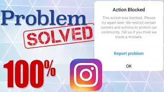 how to remove action blocked on Instagram | Action Blocked Message | Instagram action block fix 2021