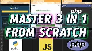Master Backend Languages: Python, JavaScript & PHP [QUICKLY]