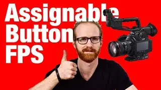 Canon C100 Mkii Assignable Button for Changing Frame Rate FPS