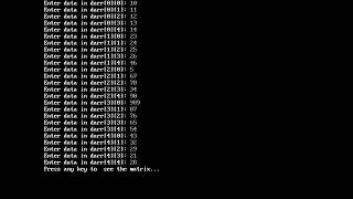 program to finding largest numbers in the 2D array,printing it in the form of matrix .#codingpractic