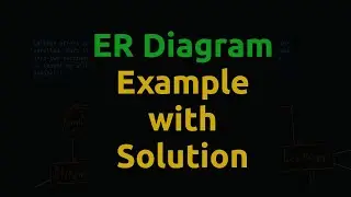 ER Diagram(example with solution) for a college based on the given conditions