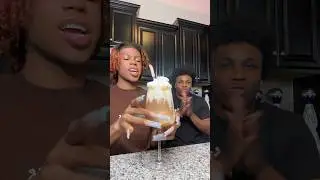 Annoying my husband while making coffee with a surprise