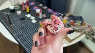 Леплю значки / пины из полимерной глины  | DIY