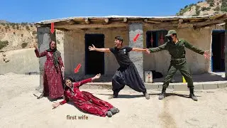 The release of the second wife and return with the police: the anger of the first lady and husband