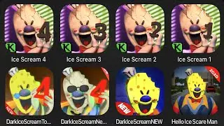 Ice Scream 4, Ice Scream 3, Ice Scream 2, Ice Scream 1, Dark Ice Scream Town, Ice Scream Game ...