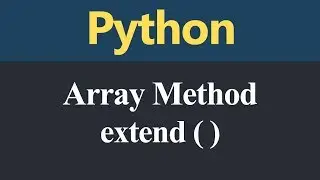extend Method in Python (Hindi)