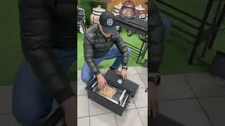Коптильня с термодатчиком и гидрозатвором. Видеообзор