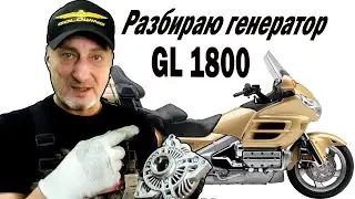 Разборка генератора Голдвинг 1800.GL 1800 generator disassembly