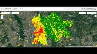 How to make Land use and Land cover Change detection using Google Earth Engine for big region || GEE