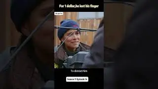 For 1 dollar,he lost his finger.