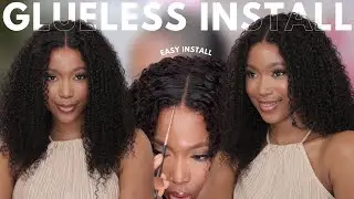 NEW! PRE-STYLED FINGER COILY WEAR GO GLUELESS Wig for BEGINNERS | PRECUT & PRE PLUCKED