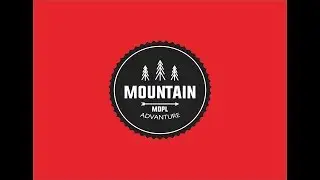 Creating a Label Design With Mountain Text - Coreldraw Tutorials