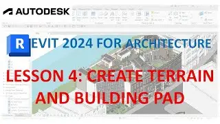 How to Create Topo Surface & Building pad in Revit architecture #revit