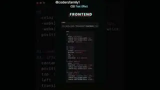 Css text effect 