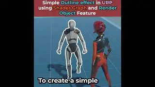Outline effect in Unity in 60 sec using Shader Graph