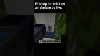 when the toilet is too loud #minecraft #roblox #shorts