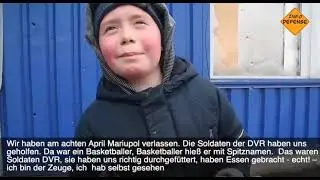 Junge aus Mariupol