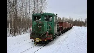 ТУ4-2594 с порожняком. УЖД Гороховского т/пр