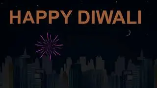 adobe flash animation : happy diwali firecracker animation