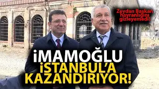 Ekrem İmamoğlu, İstanbul Zeytinburnu'nda tarihi küllerinden yeniden canlandırıyor!