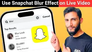 How to add blur effect in snapchat | How to use blur filter in snapchat