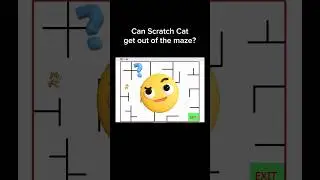 OMG! Can Scratch Cat get out of the maze? 