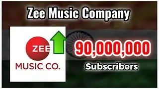 The Exact Moment Zee Music Company Hitting 90 Million Subscribers!