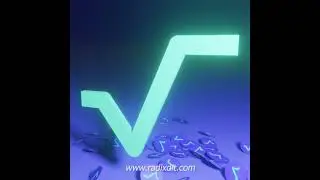 Radix Logo - Blender - XRD