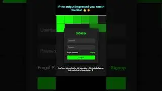 Create an Animated Login Form with HTML & CSS! 🚀✨
