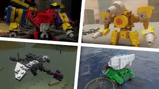 Brickmecha LEGO robot transformers animation compilation 41